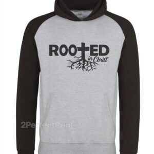 rooted in christ baseball hoodie