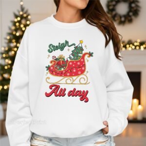 team santa sweatshirt