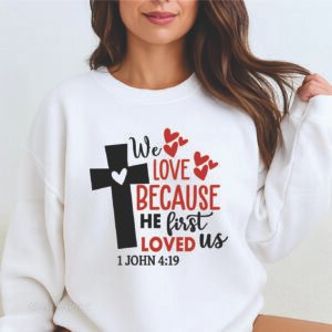 "why we love" sweatshirt